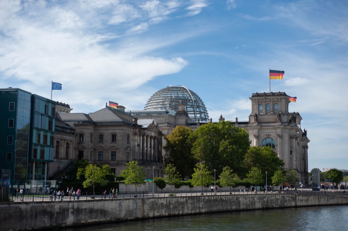 Représentation numérique du drapeau allemand