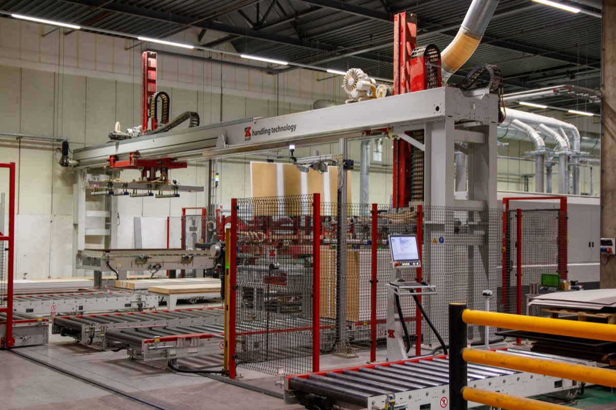Industrial robot in German factory