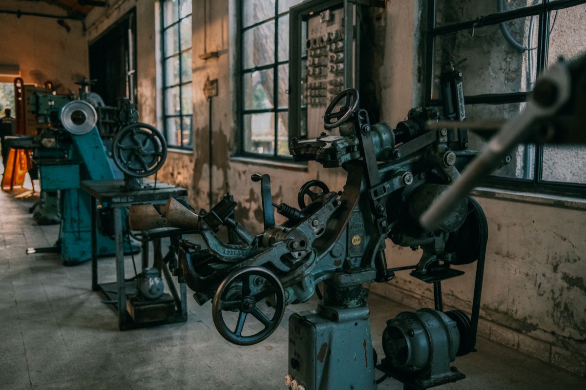 máquina industrial alemã