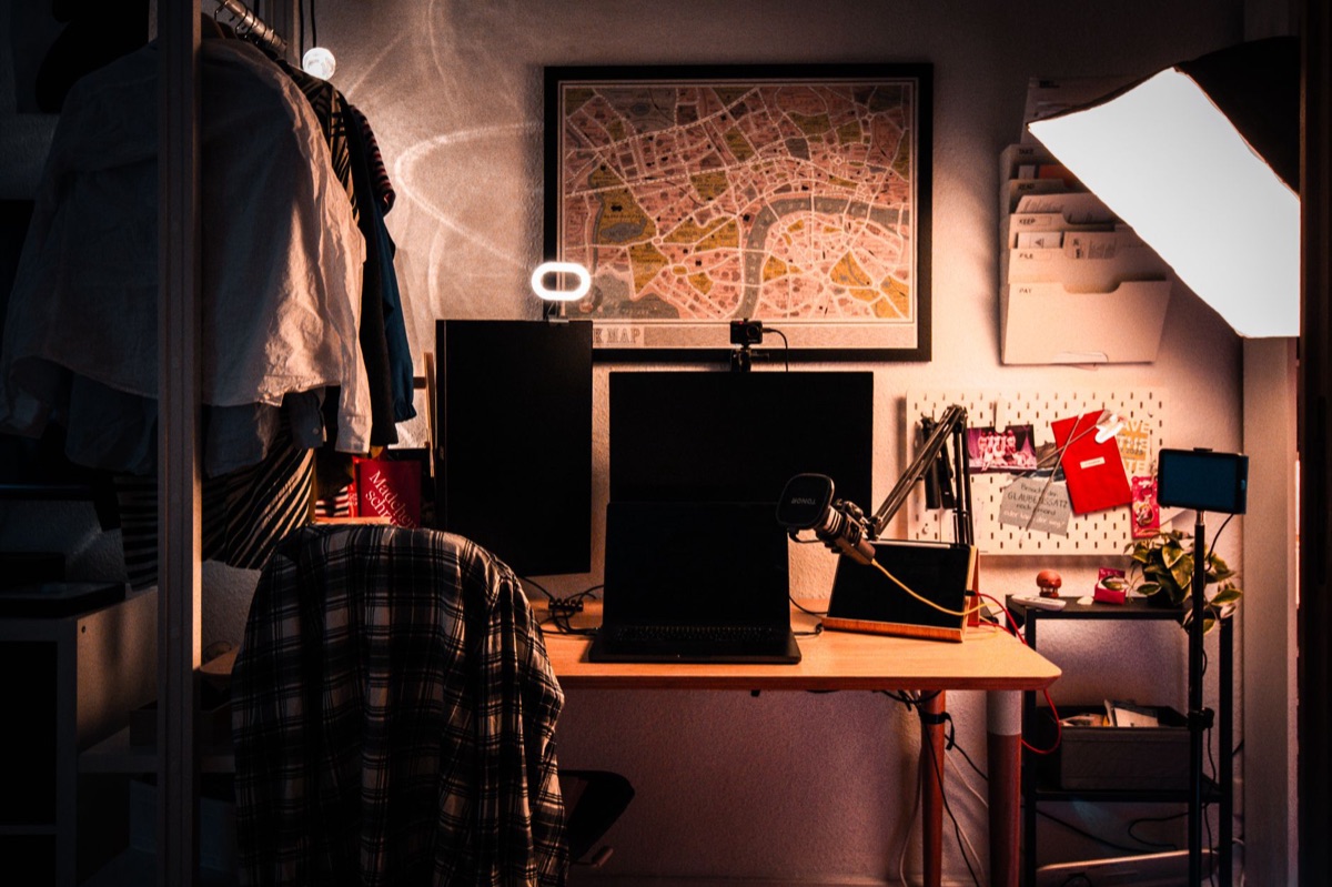 youtuber workspace