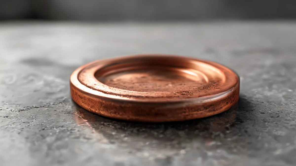 Bujía de cobre para aplicaciones de sujeción mecánica.