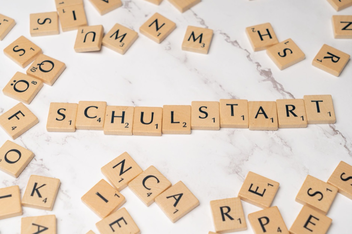 German educational equipment in a classroom