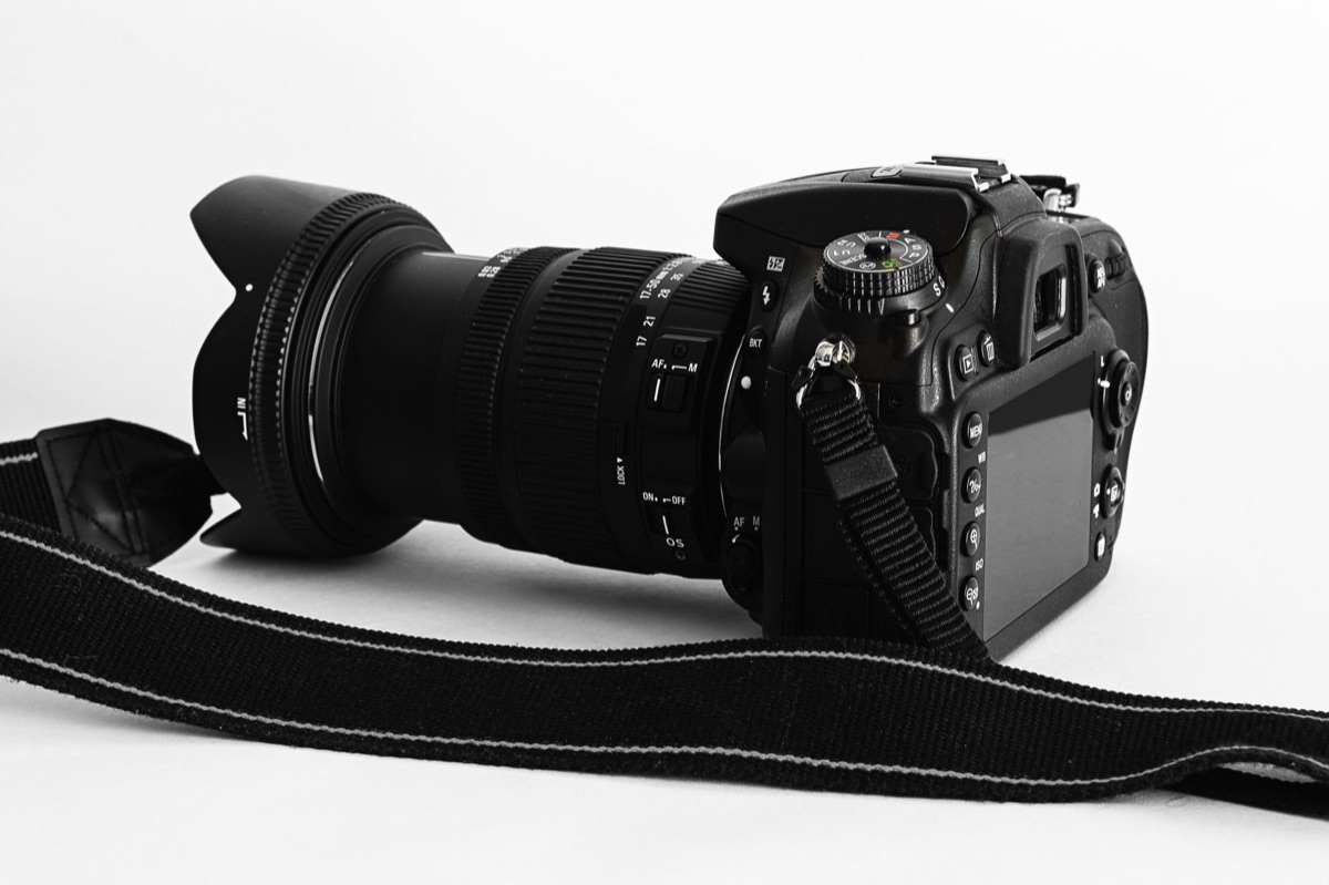 digital camera equipment in a technical setup